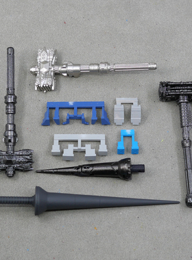 TIM改造钢铁之心擎OP天柱威震大 黄蜂红蜘蛛偷胶填充武器升级配件