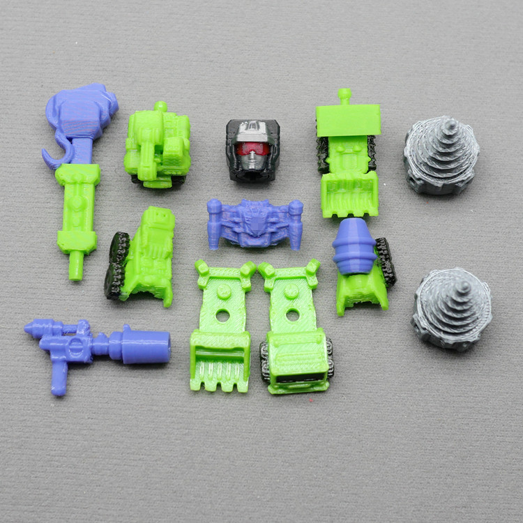 TFS布鲁星辰版可第二弹小大力神装甲升级配件包碾压清扫机