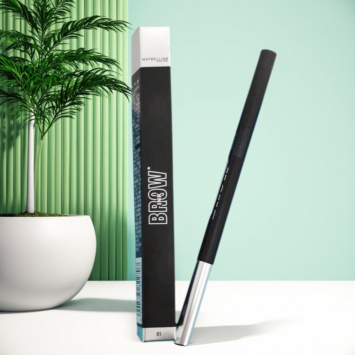 美宝莲双头持色眉笔染眉膏