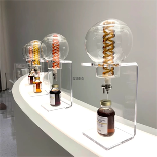 k11商场装饰冷凝萃取精油展示架美容院装饰摆件整形医美原料介绍