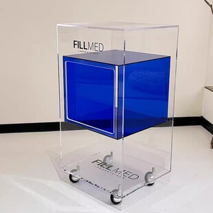 移动小推车美容院专用多功能收纳盒置物架柜子仪器化妆品展示柜