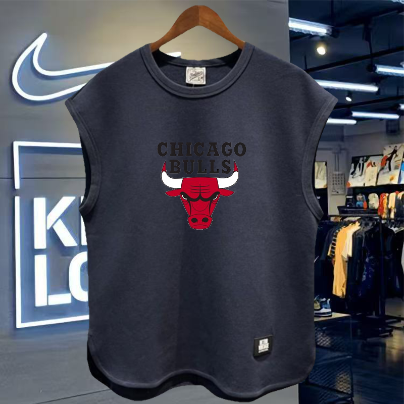 奥莱折扣 /有运费险 / 运动休闲棉背心 / 公牛队球服跑步无袖坎肩,女装/女士精品,T恤,淘宝优惠券,粉丝福利购,淘宝优惠卷