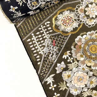 苏绣手工缂丝绣花针箔带刺绣精美花贴古风饰品中式 汉服旗袍辅料