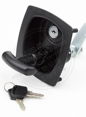 MS858C压缩型锁工业柜锁黑色迫紧面板工程车汽车门方锁机罩T型锁