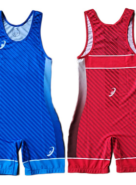 斜纹加厚ACS弹力 连体举重 摔跤服 连体紧身衣