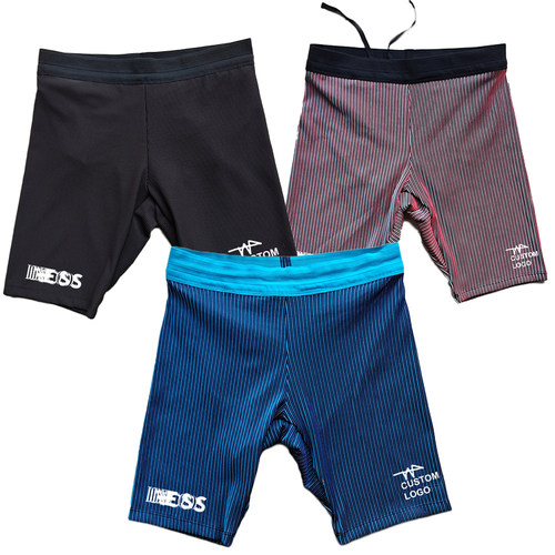 男子罗纹炫彩短裤马拉松