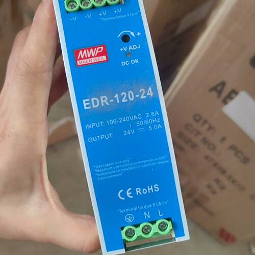 可维修绫纬LWENCN导轨式开关电源EDR-120-24导轨2议价