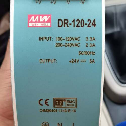 可维修开关电源DR-120-24V5A12V10A工业卡轨导轨议价