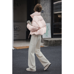 小谷粒泡芙羽绒服 90白鸭绒棉服女冬季新款设计感宽松百搭上衣
