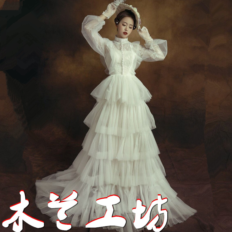 展会新款影楼主题婚纱礼服摄影森系旅拍演出白色性感写真蕾丝服装|msdalam kategori Butik wanita / wanita, perkahwinan/Cheongsam/pakaian, perkahwinan - dari Buy2taobao.com untuk memberikan perkhidmatan ejen Taobao profesional membeli