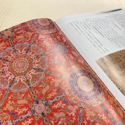 桑蚕丝宽幅宋锦红色六重纬非遗新中式旗袍上衣服装面料真丝布料