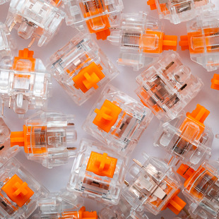 XCJZ KTT康腾特 冰橘静音银轴加长弹簧手感顺滑静音线性机械轴体