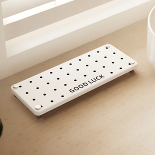 硅藻泥防滑置物垫厨房洗手洗碗台防污吸水速干置物架台面物品布置