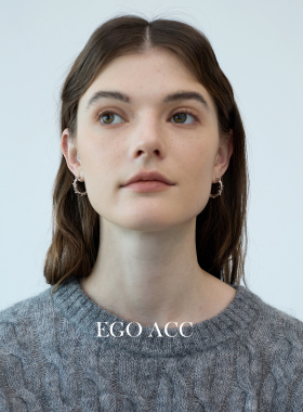 EGOACC小众原创C型荆棘耳环