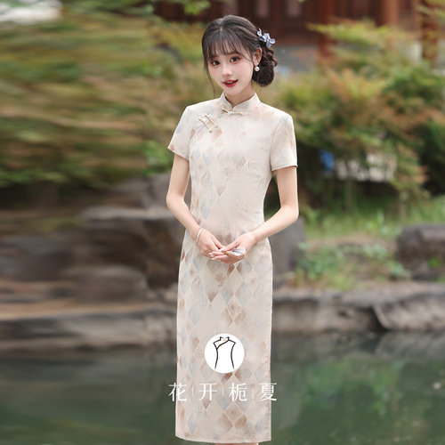 新中式改良旗袍小个子日常可穿