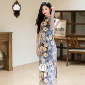 旗袍2025新款 新中式 改良少女修身 绝美气质无袖 显瘦连衣裙8