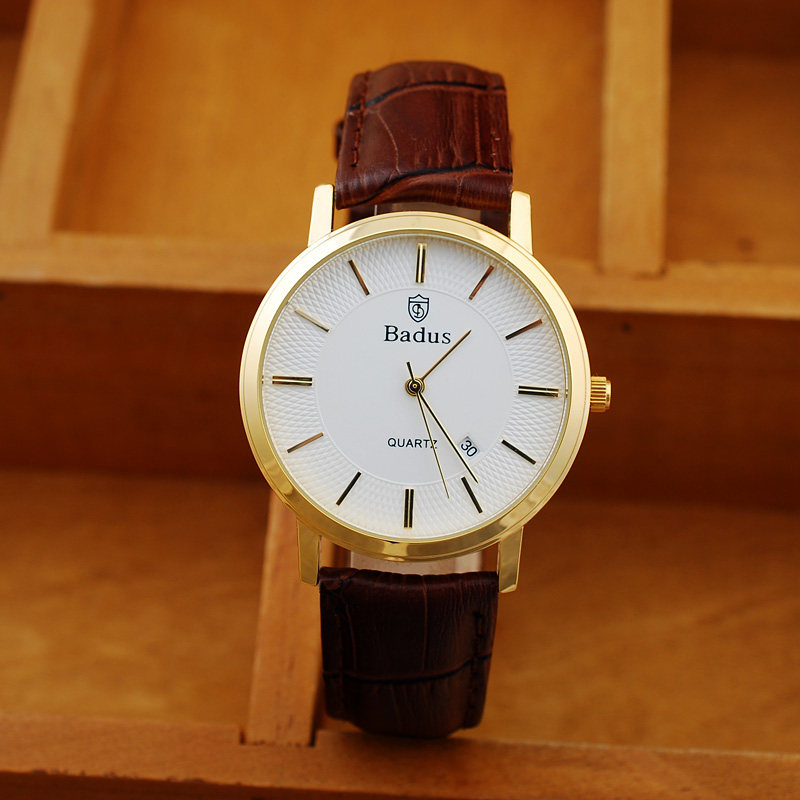 When Bai Plating watch Belt Watch strap calendar business affairs leisure time fashion Couple tables Aged the elderly 2069in the Wristwatch , Watch  category - from Buy2taobao.com to provide professional Taobao agent buy service