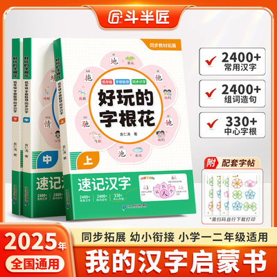 【汉字启蒙速记】好玩的字根花