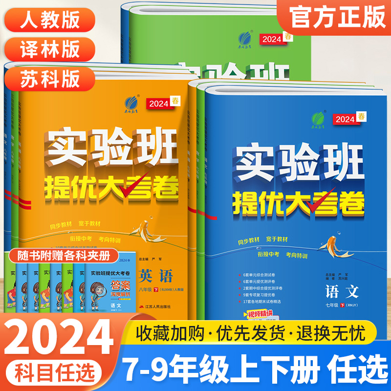 实验班提优大考卷七八九年级下册