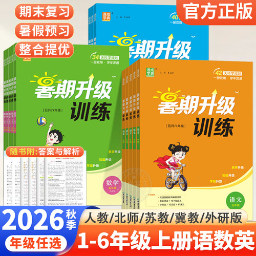 通成学典小学暑期升级训练