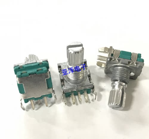 优质EC11B型立式编码器带开关20定位20脉冲数轴长15MM数字电位器 - 封面