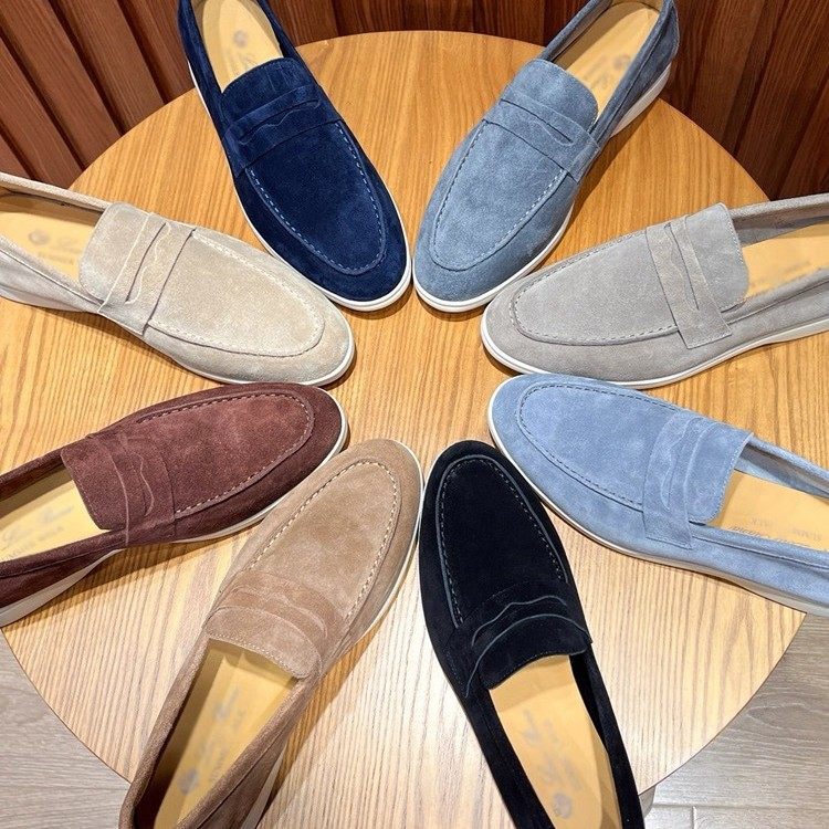 2026英伦风男鞋真皮乐福鞋男透气皮鞋豆豆鞋商务通勤单鞋休闲百搭,流行男鞋,乐福鞋（豆豆鞋）,淘宝优惠券,粉丝福利购,淘宝优惠卷