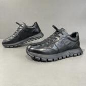 秋冬男士 休闲皮鞋 鞋 男款 欧洲站男鞋 牛皮男式 子阿甘鞋 潮鞋 舒适休闲