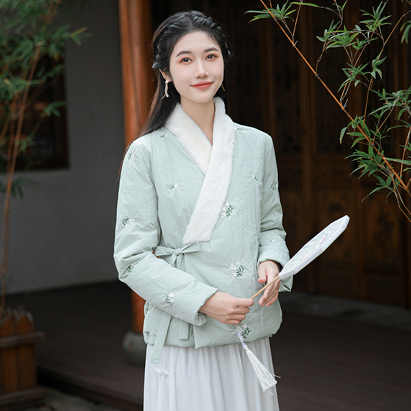 巨好看新中式新款棉服冬款