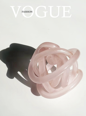 艺术简约现代创意彩色琉璃麻团