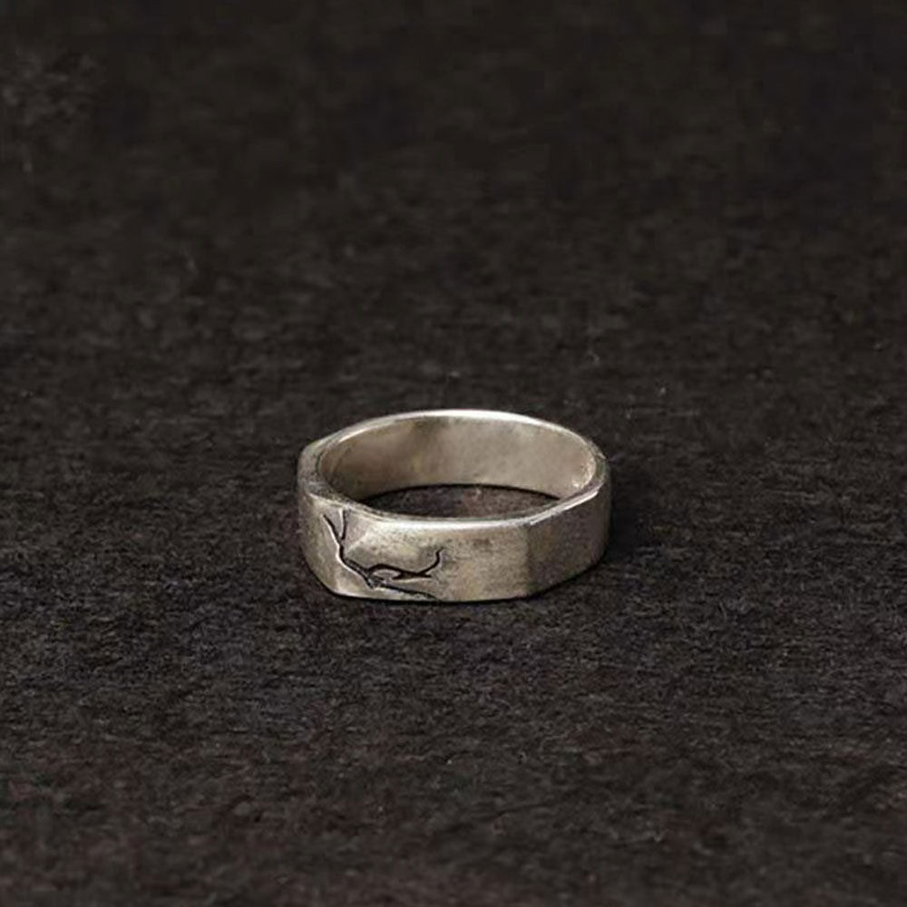 英国纯银戒指生日礼物新款990