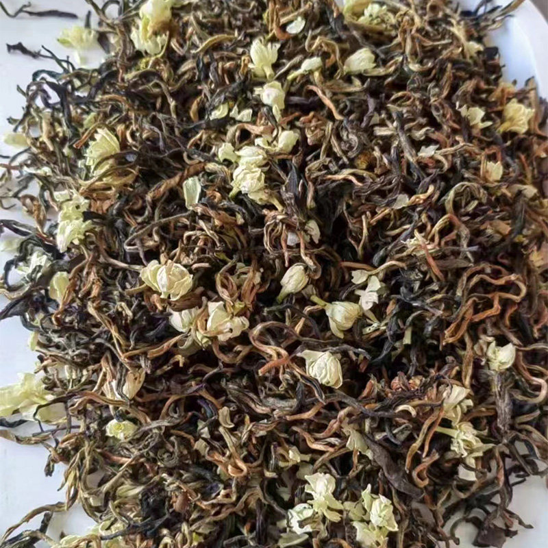 百草萝茉莉花茶滇红滇红茶茉莉花红茶花蜜香浓香型250g