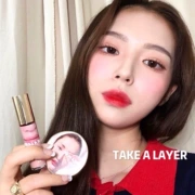 Hàn Quốc 3CE LAYER Son môi Blush Eyeshadow Lip và Cheek Rouge Carrot Rose Bean Paste - Blush / Cochineal