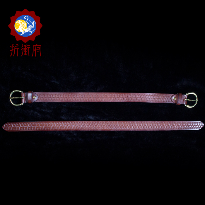 中国甲胄配件双头皮带