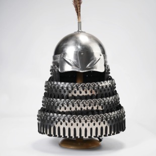 铁浮屠头盔云头札甲头盔盔甲兜鍪金国铁浮图