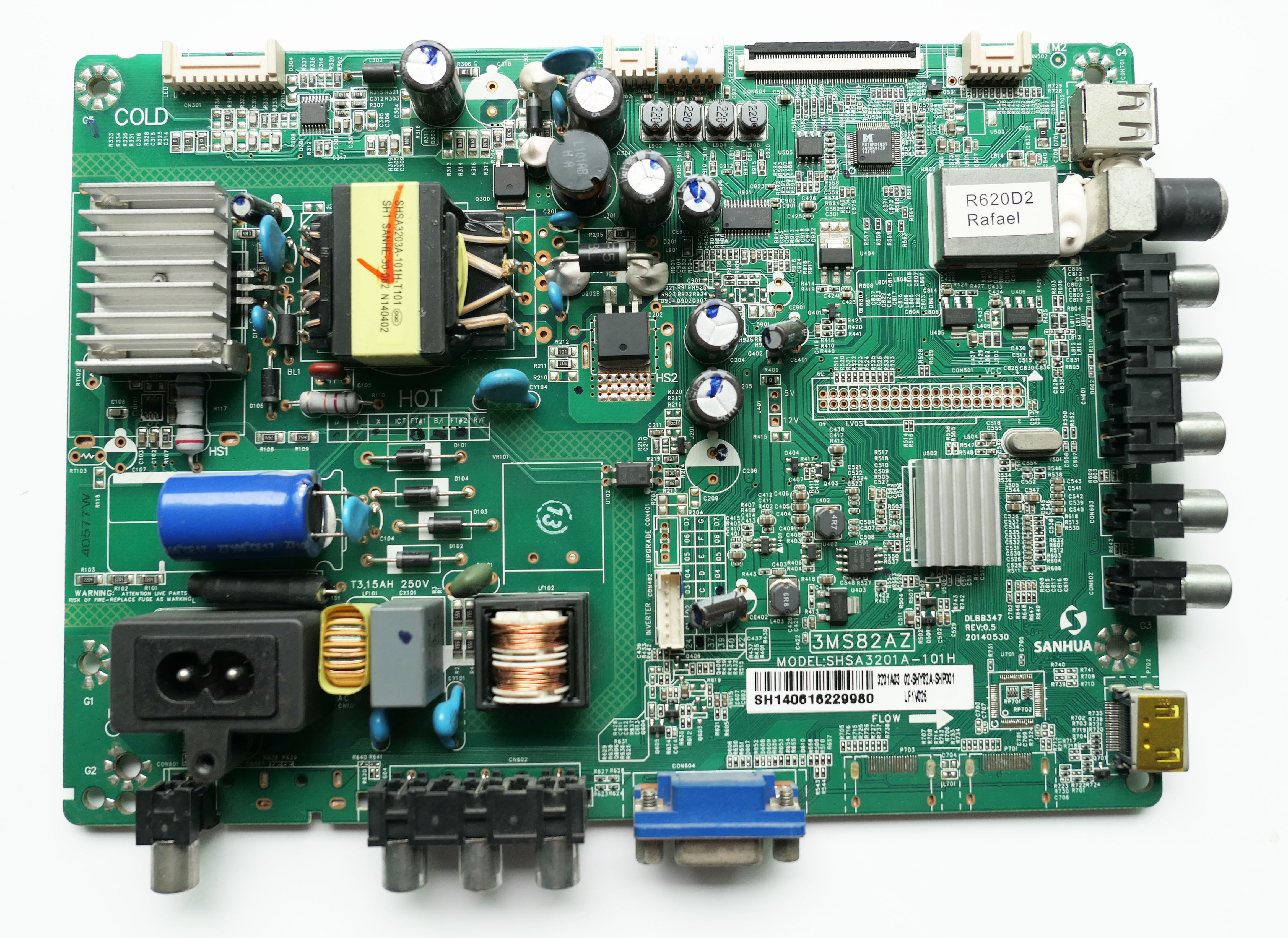 三洋液晶电视主板SHSA3201A-101H