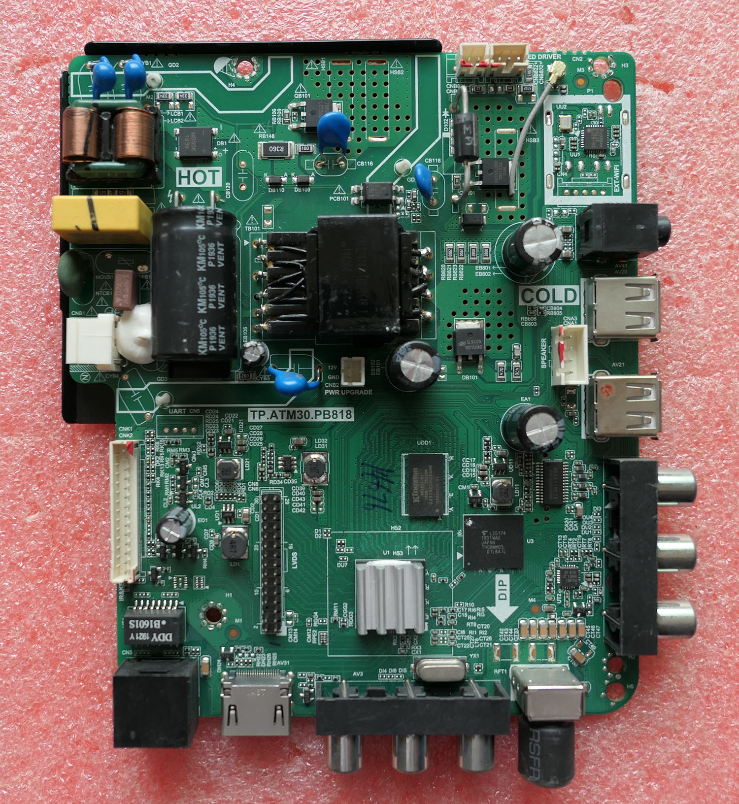 三合一电视机主板TP.ATM30.PB818