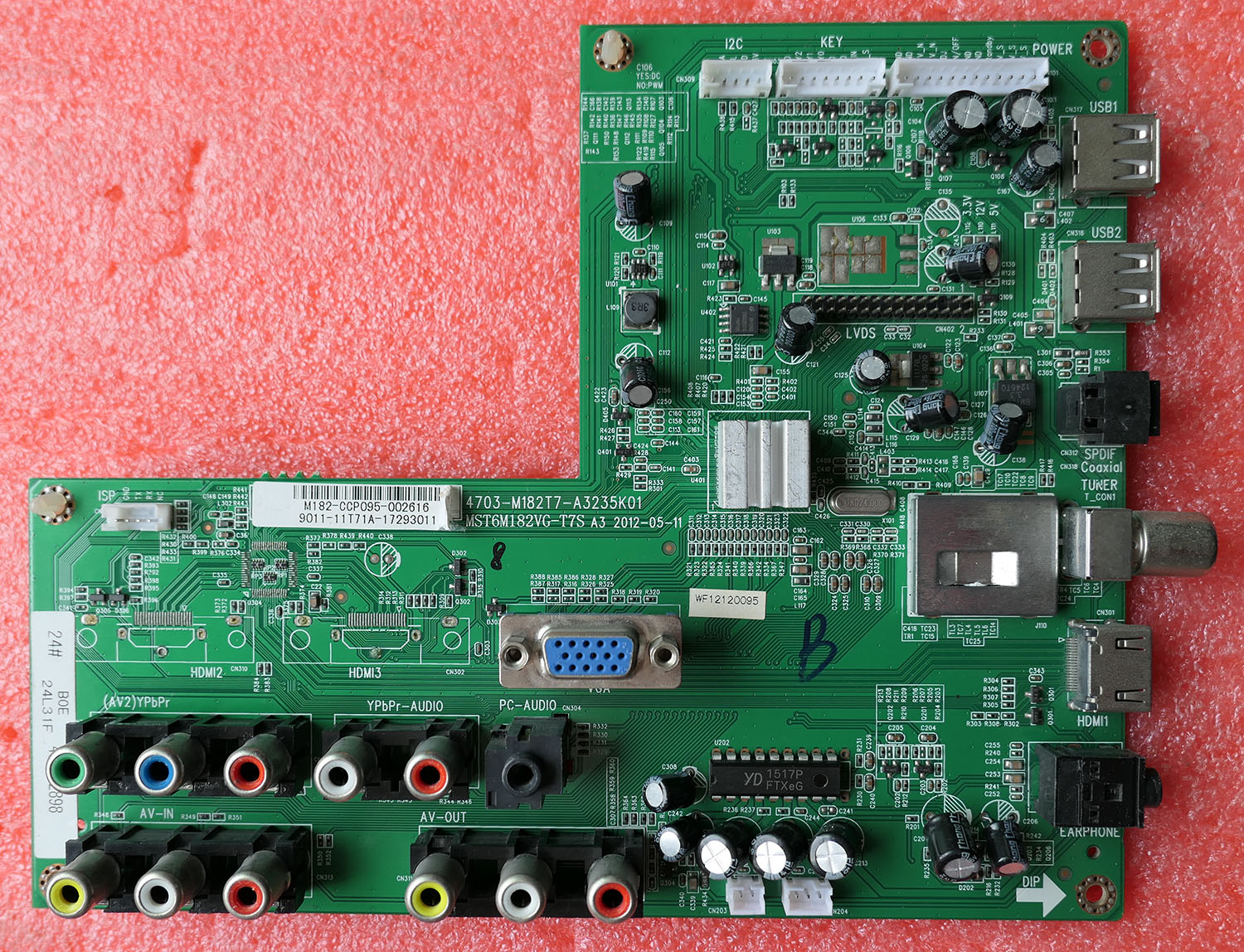 TCL24L31F主板4703-M182T7-A3235