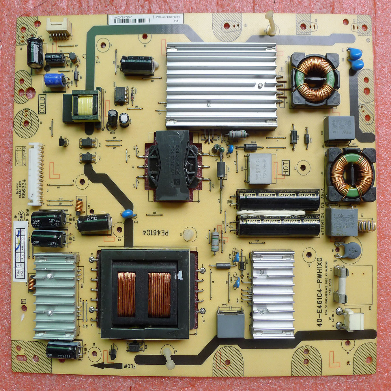 TCL电视电源板40-E461C4-PWH1XG