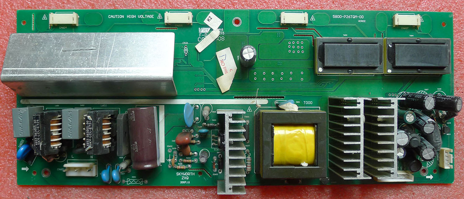 创维电视机电源板5800-P26TQM