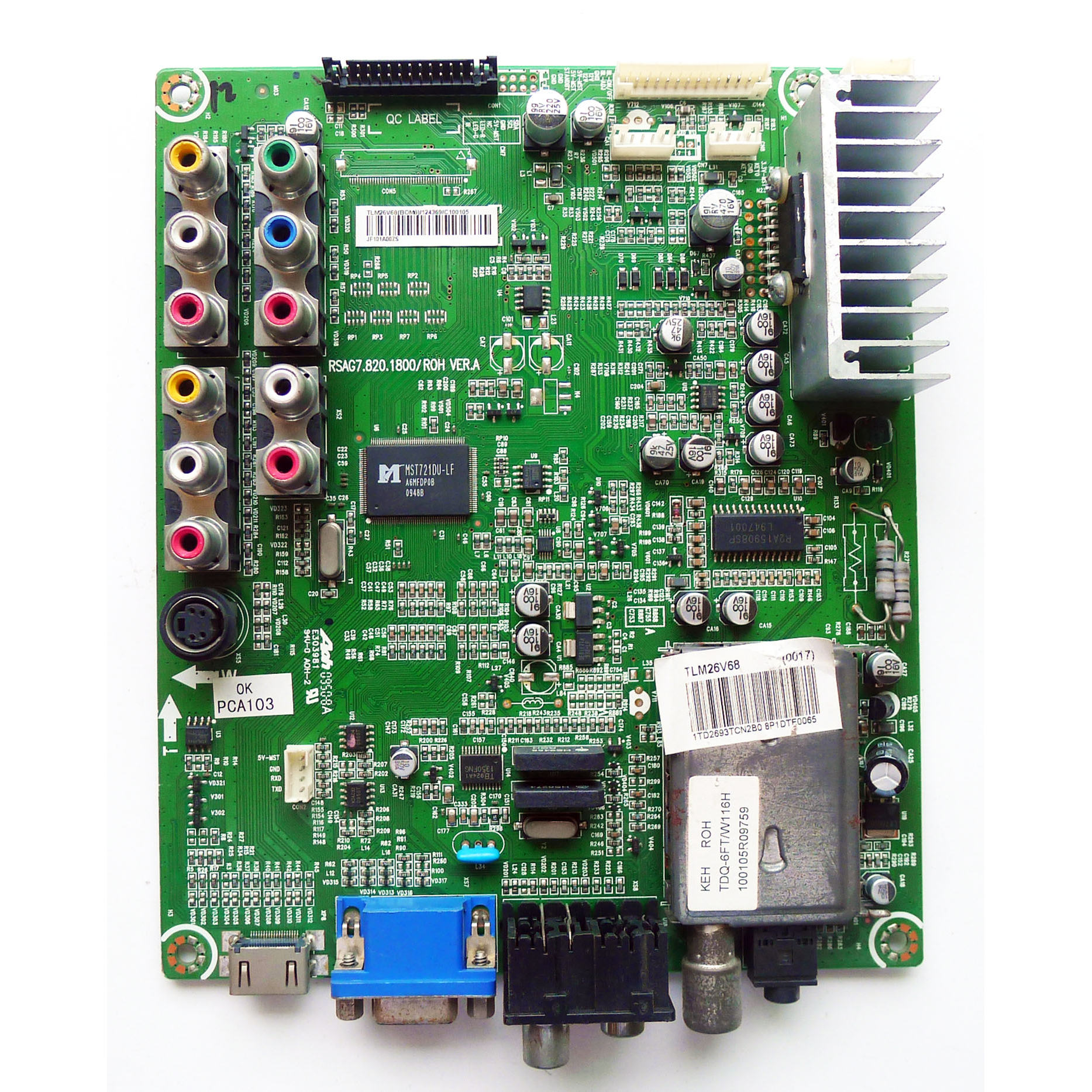 海信26V68主板RSAG7.820.1800