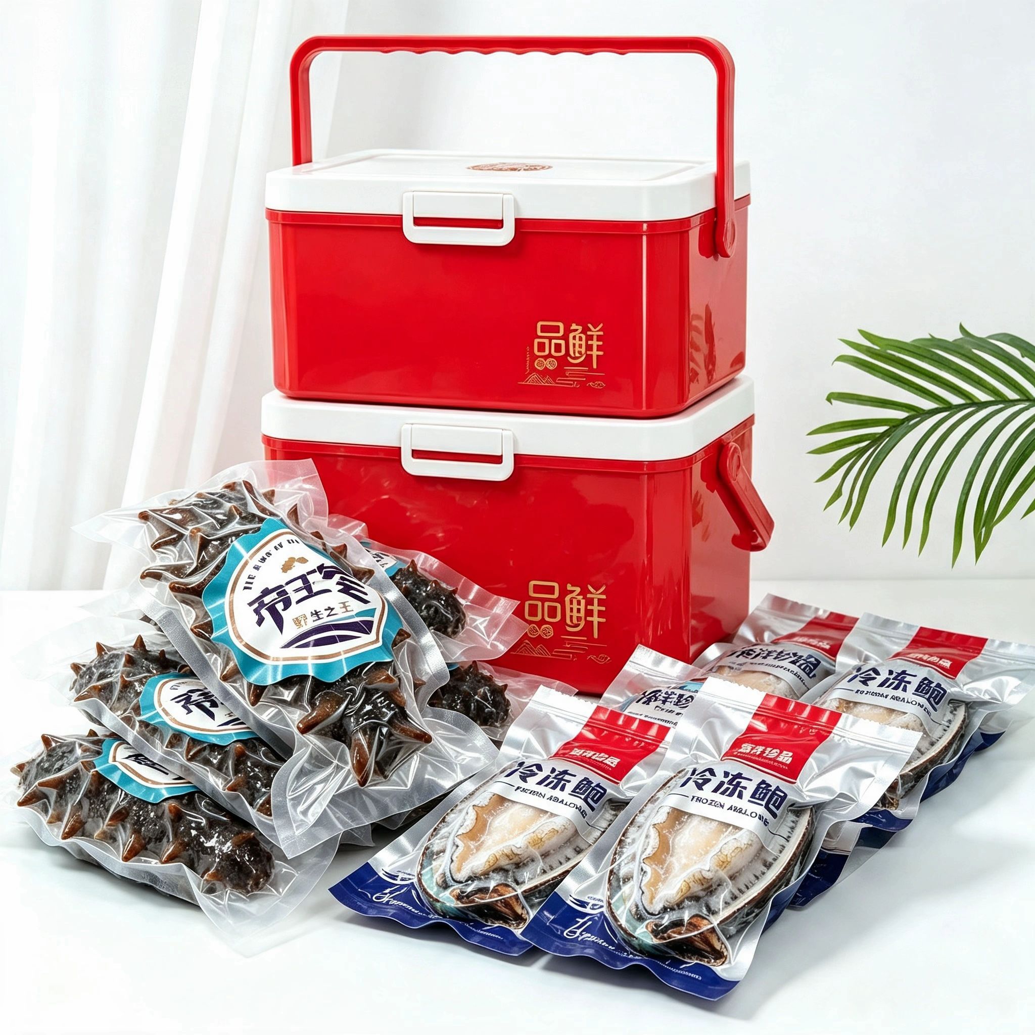 [新品]烟台威海特产高端海鲜礼盒海参鲍鱼中秋送礼送长辈送领导