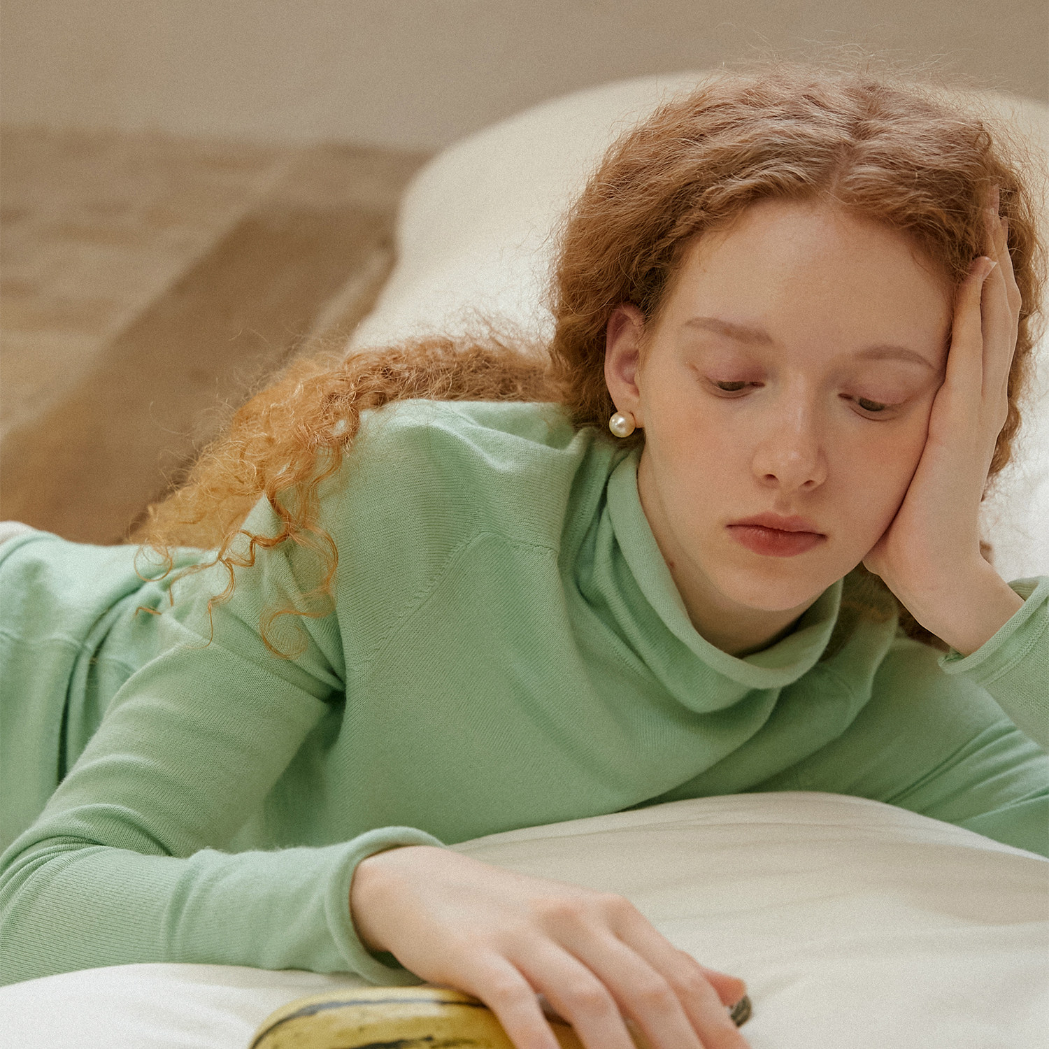 LLANO拼接撞色打底衫高领针织法式气质内搭长袖修身百搭女秋冬季,女装/女士精品,毛针织衫,淘宝优惠券,粉丝福利购,淘宝优惠卷