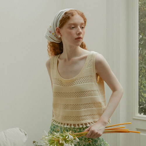 LLANO条纹百搭毛针织衫