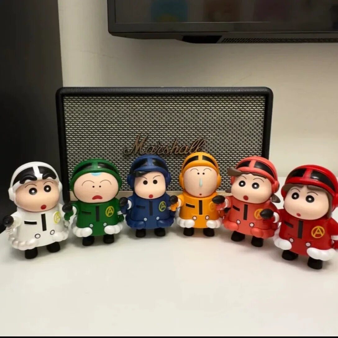 蜡笔小新手办厂家人物创意宇航员系列卡通公仔摆件精致迷你太空