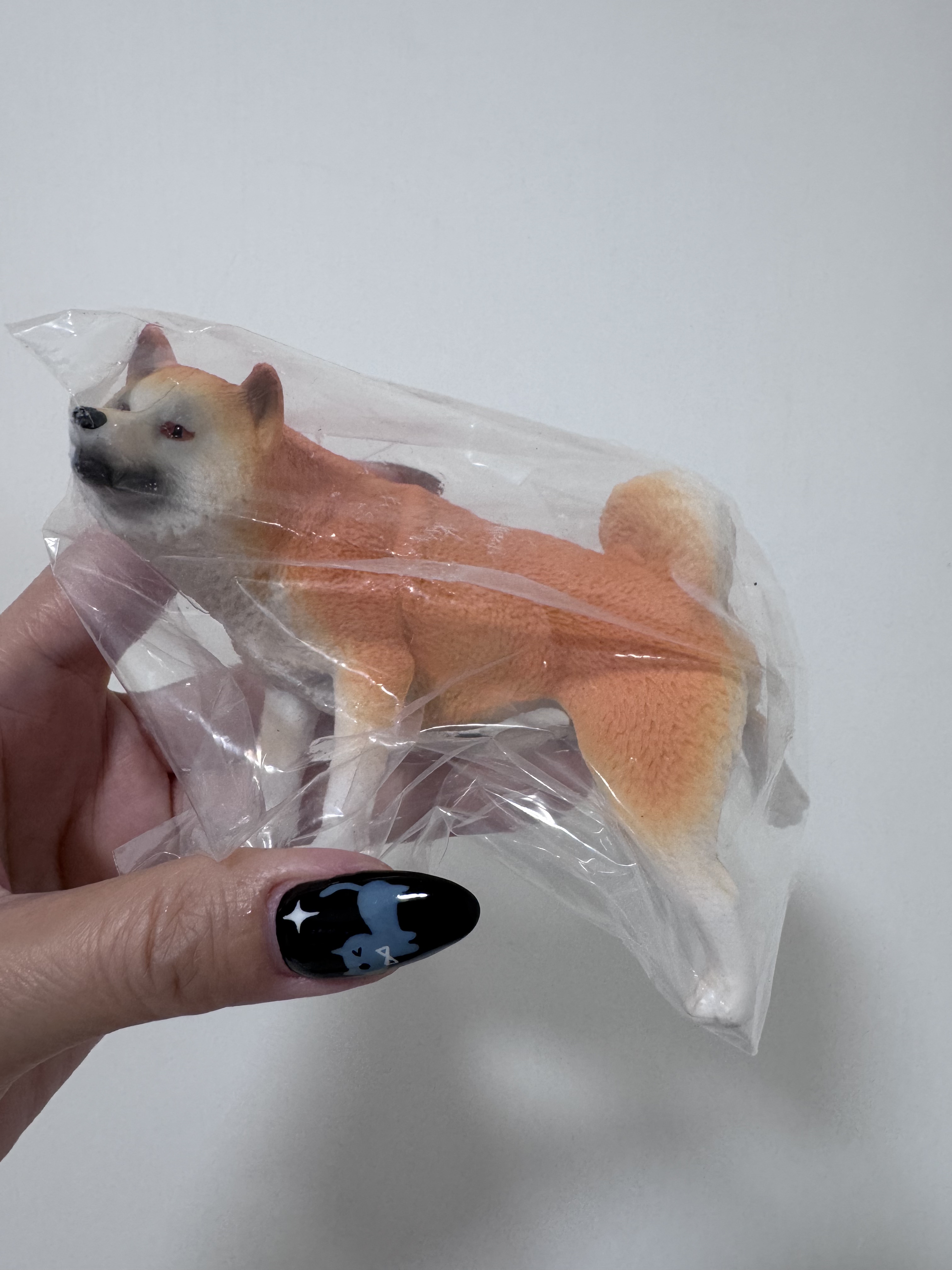 柴犬模型仿真沙雕搞笑手办 黑柴手办/手办景品