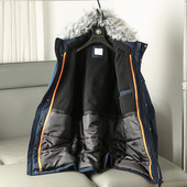 抗寒零下10° 加厚保暖派克棉服男士 冬季 外贸余单 中长款 棉衣外套