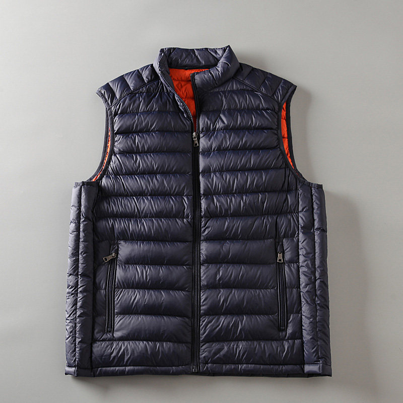 马甲轻盈保暖立领休闲羽绒马夹潮