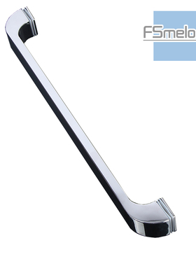 H020-D淋浴房304不锈钢大拉手卫浴室玻璃门隔断方管弧形加厚把手