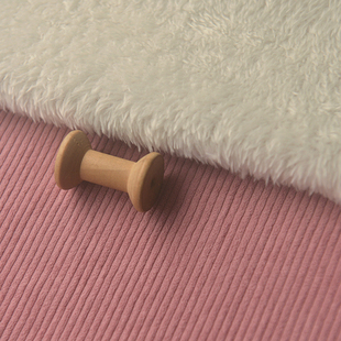 浅蓝黑色深灰加绒涤纶灯芯绒 冬自制新中式大衣外套裤子马甲面料