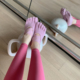 专业防滑绑带分指瑜伽袜女薄款 新款 跑步健身五指运动袜子 run Byu